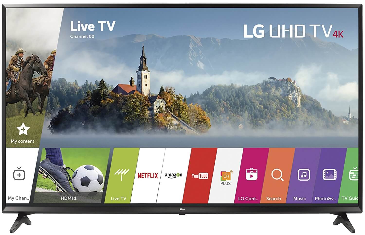 LG 55UJ6300 55-Inch 4K Ultra HD Smart LED TV