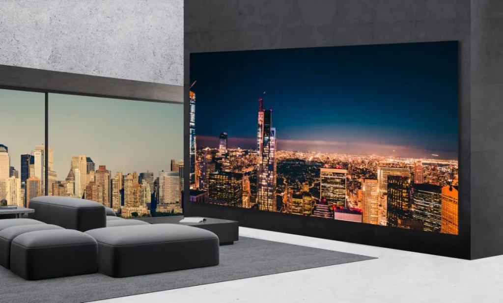 The top-of-the-line LG 325-inch 8K DVLED